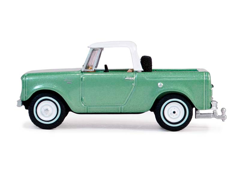 1965 Harvester Scout Half Cab Pickup – Aspen Green (Blue Collar Collection Series 13) Diecast 1:64 Model - Greenlight 35280A