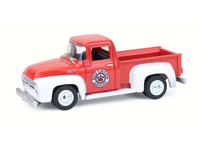 1954 Ford F-100 - Red Crown (Blue Collar Collection Series 14) Diecast 1:64 Scale Model - Greenlight 35300A