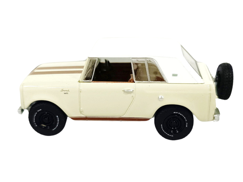 PRE-ORDER 1967 International Scout 800 Sportop - Cream & Brown (All-Terrain Series 17) Diecast 1:64 Scale Model - Greenlight 35310B