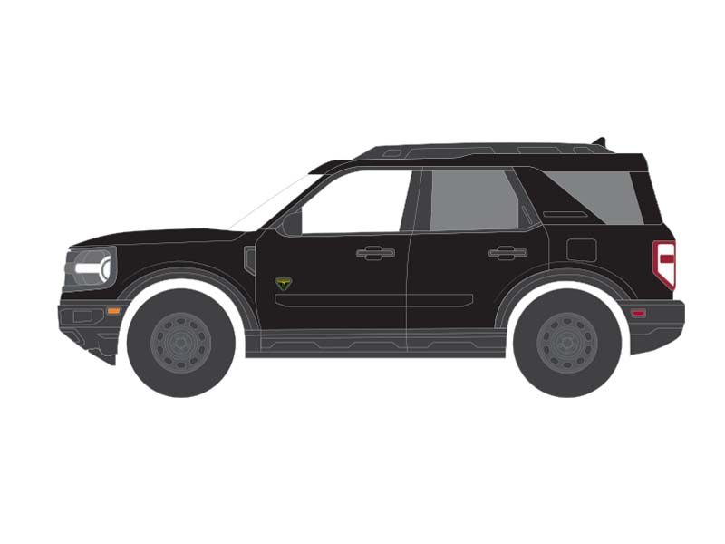 PRE-ORDER 2022 Ford Bronco Sport Badlands – Black (All-Terrain Series 17) Diecast 1:64 Scale Model - Greenlight 35310F