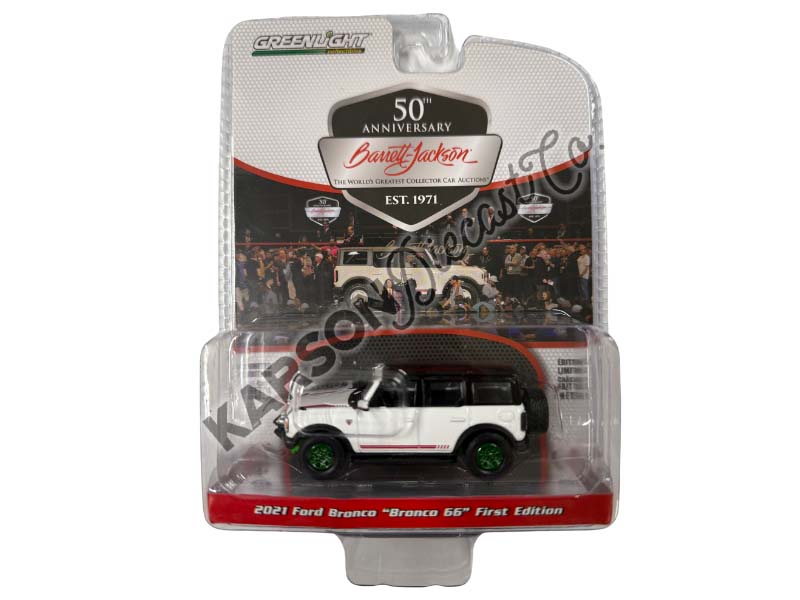 First 37270 CHASE 2021 Ford Bronco First Edition - Oxford White (Barrett-Jackson S ...