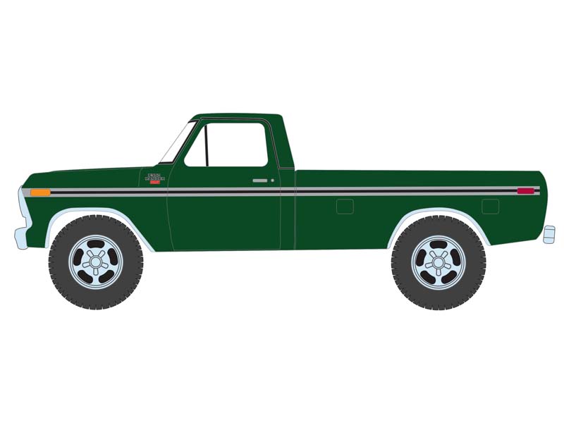 1979 Ford F-350 Custom - Emerald Green (Barrett-Jackson ‘Scottsdale Edition’ Series 13) Diecast 1:64 Scale Model - Greenlight 37300D