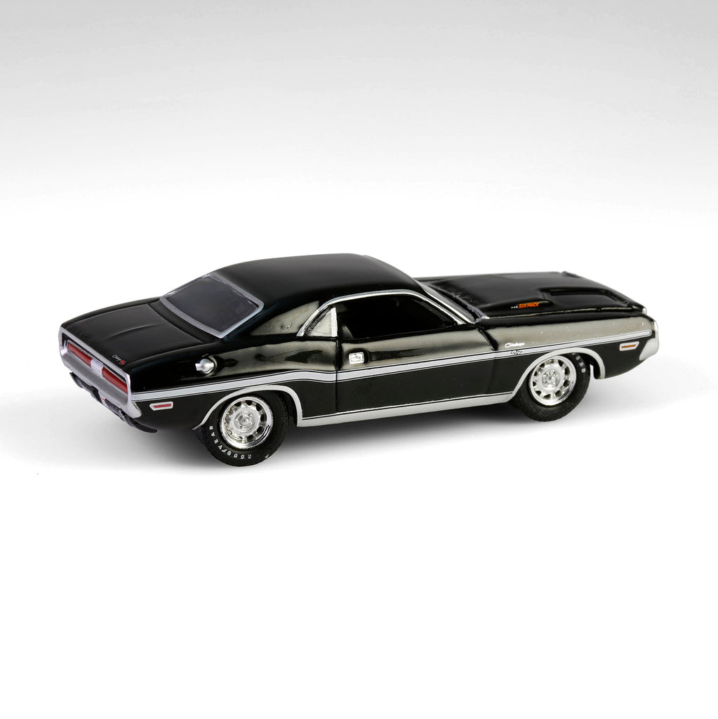 1970 Dodge Challenger R/T 440 - Black (Barrett-Jackson Series 15) Diecast 1:64 Scale Model - Greenlight 37320D