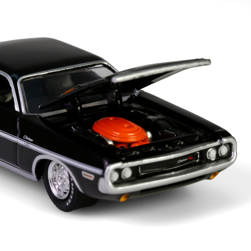 1970 Dodge Challenger R/T 440 - Black (Barrett-Jackson Series 15) Diecast 1:64 Scale Model - Greenlight 37320D