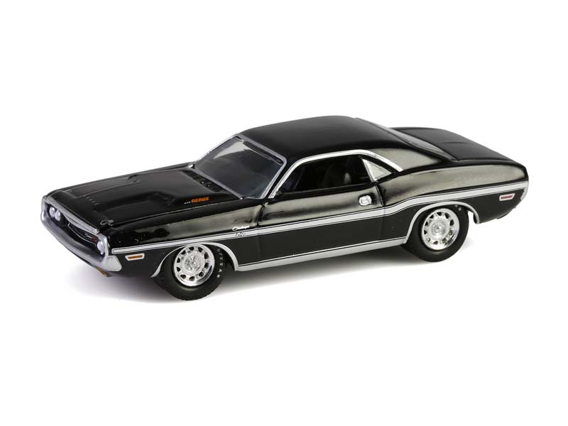 1970 Dodge Challenger R/T 440 - Black (Barrett-Jackson Series 15) Diecast 1:64 Scale Model - Greenlight 37320D
