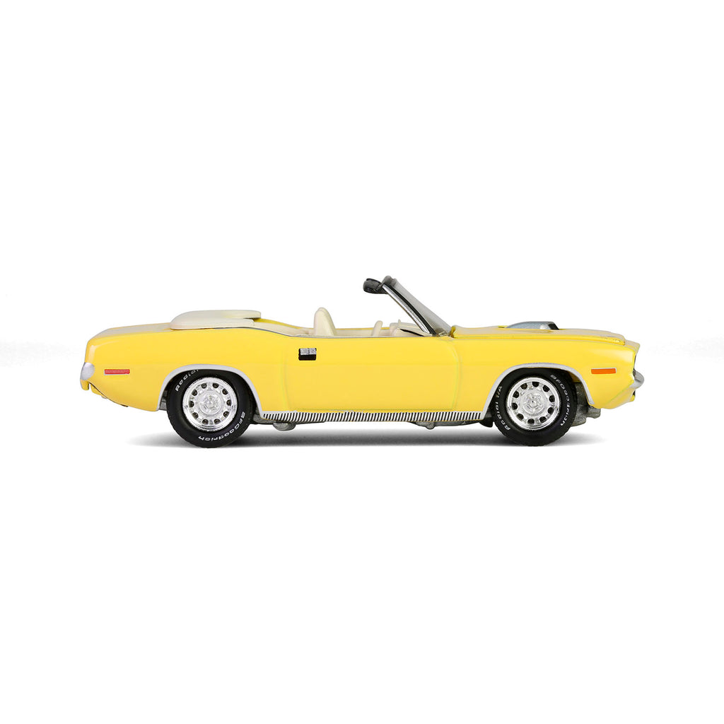 1970 Plymouth 'Cuda Convertible - Yellow (Barrett-Jackson Series 15) Diecast 1:64 Scale Model - Greenlight 37320E