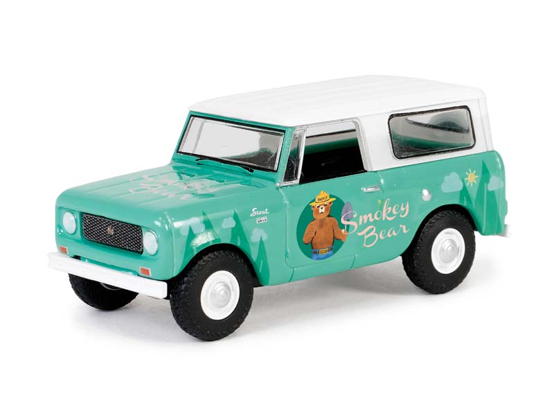 CHASE 1961 Harvester Scout (Smokey Bear Series 3) Diecast 1:64 Scale Model - Greenlight 38060B