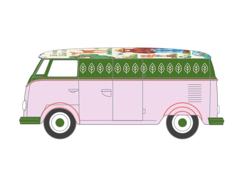 PRE-ORDER 1972 Volkswagen Type 2 Panel Van - It’s Your Forest, Take Care Of It (Smokey Bear Series 5) Diecast 1:64 Scale Model - Greenlight 38090D