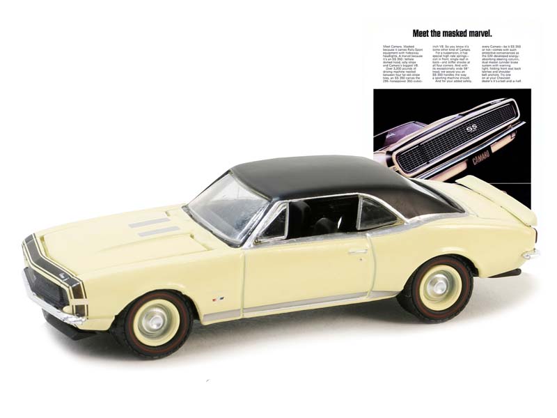 PRE-ORDER 1967 Chevrolet Camaro SS/RS (Vintage Ad Cars Series 10) Diecast 1:64 Scale Model - Greenlight 39140C