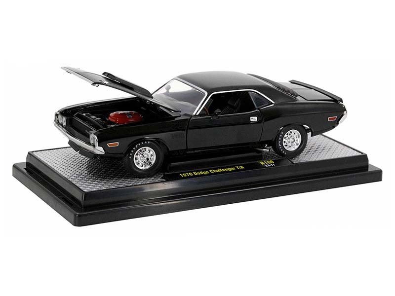 1970 Dodge Challenger T/A – Black (Release 106A) Diecast 1:24 Scale Models - M2 Machines 40300-106A