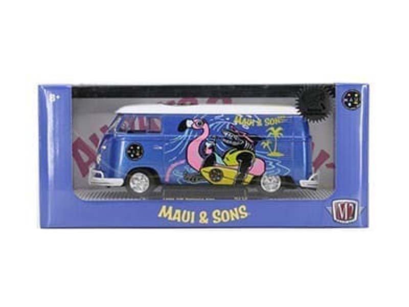 1960 Volkswagen Delivery Van Maui & Sons Diecast 1:24 Scale Model - M2 Machines 40300-112A