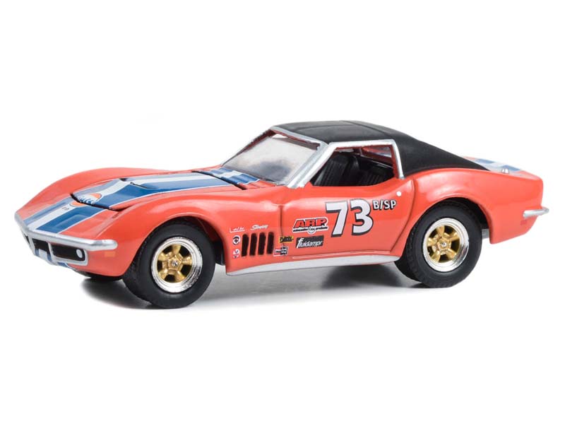 1969 Chevrolet Corvette #73 (Gulf Oil Special Edition) Series 1 Diecast 1:64 Scale Models - Greenlight 41135B
