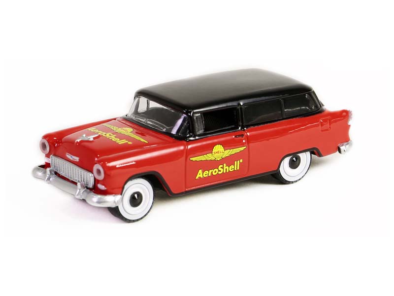 PRE-ORDER 1955 Chevrolet Sedan Delivery (Shell Oil Special Edition Series 2) Diecast 1:64 Scale Model - Greenlight 41155B