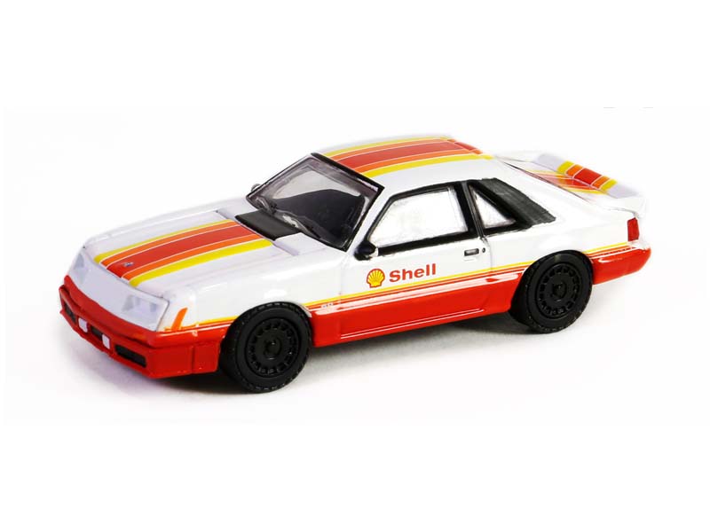 PRE-ORDER 1982 Ford Mustang GT (Shell Oil Special Edition Series 2) Diecast 1:64 Scale Model - Greenlight 41155E