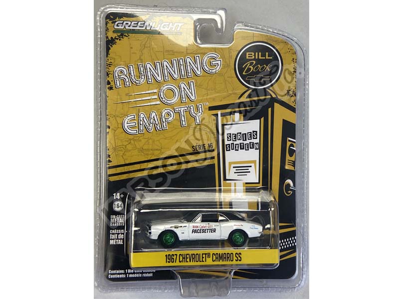 CHASE 1967 Chevrolet Camaro SS - Pacesetter Book City Altoona Pennsylvania (Running on Empty) Series 16 Diecast 1:64 Scale Model - Greenlight 41160A