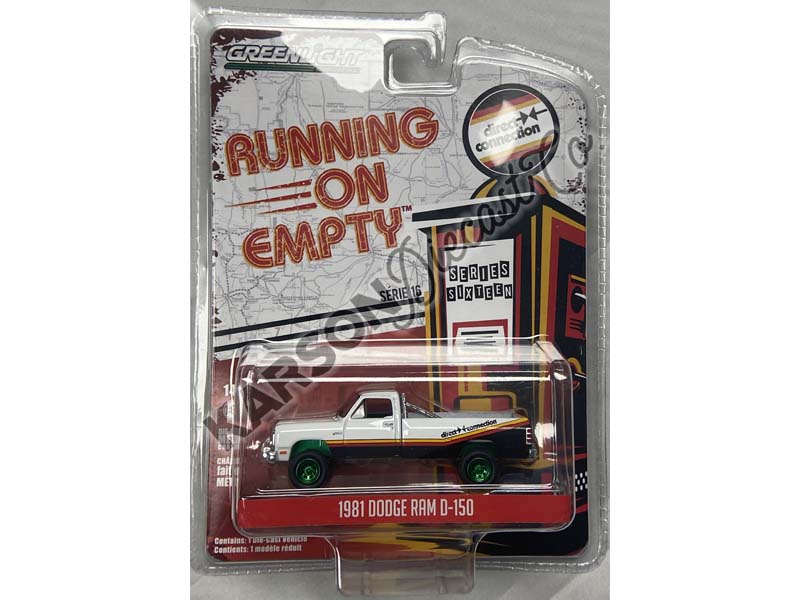 CHASE 1981 Dodge Ram D-150 - Mopar Direct Connection (Running on Empty) Series 16 Diecast 1:64 Scale Model - Greenlight 41160C