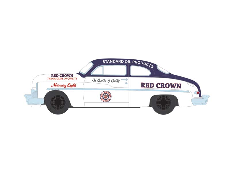 1949 Mercury Eight Coupe - Red Crown (Running on Empty Series 17) Diecast 1:64 Scale Model - Greenlight 41170B