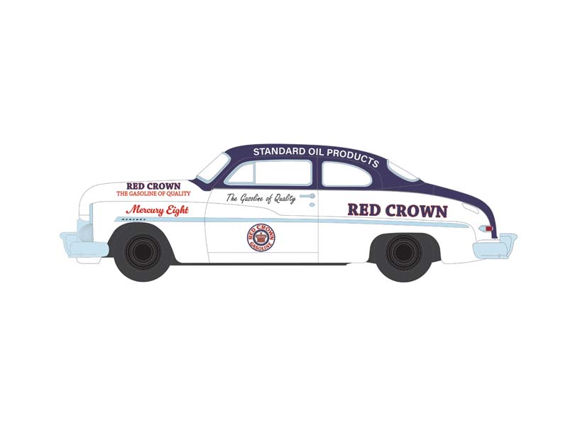 PRE-ORDER 1949 Mercury Eight Coupe - Red Crown (Running on Empty Series 17) Diecast 1:64 Scale Model - Greenlight 41170B