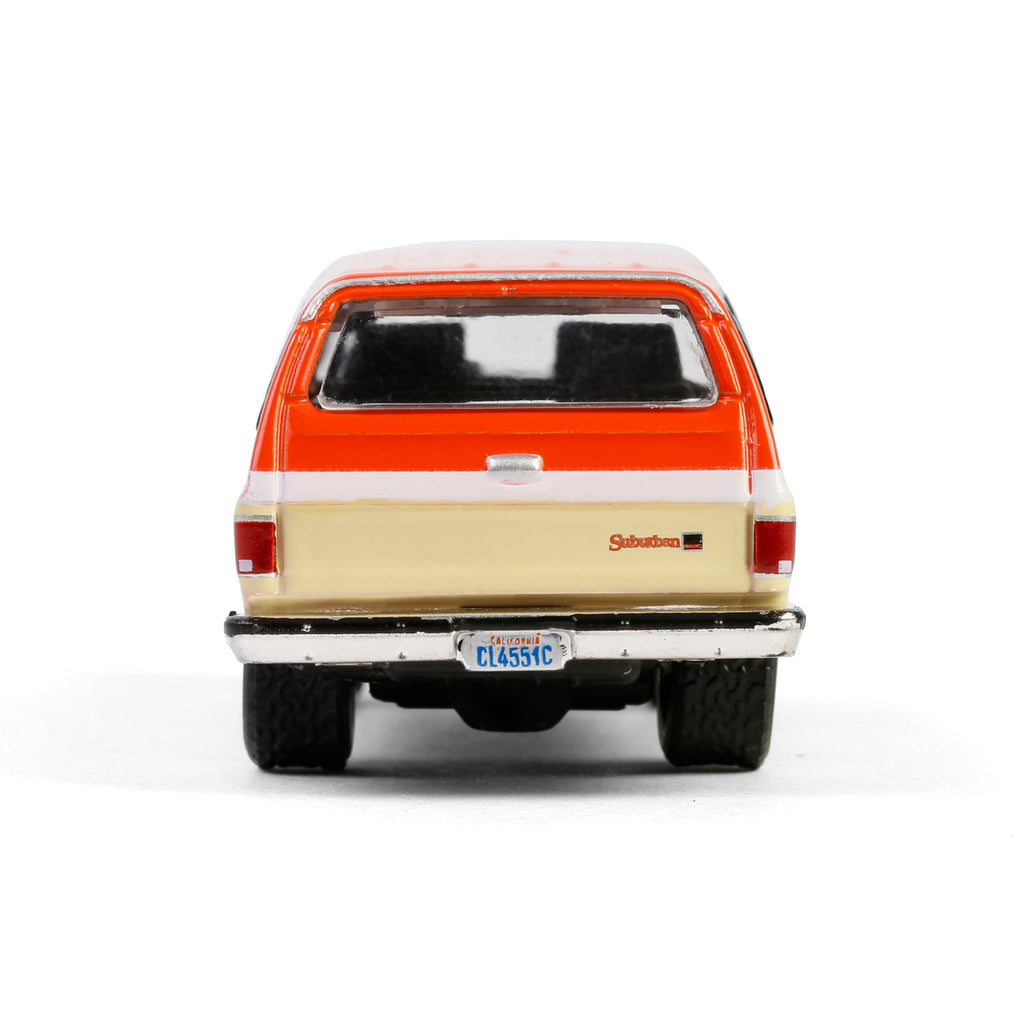 CHROME CHASE 1988 GMC Suburban Sierra Classic C10 (Chevron Special Edition Series 1) Diecast 1:64 Scale Model - Greenlight 41175D