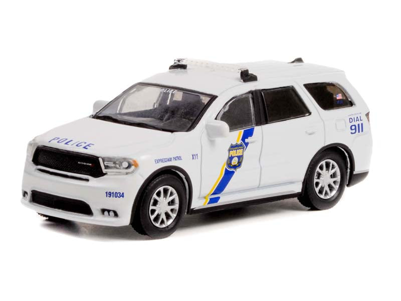 CHASE 2019 Dodge Durango - Philadelphia Pennsylvania Police (Hot Pursuit) Series 41 Diecast 1:64 Scale Model - Greenlight 42990E