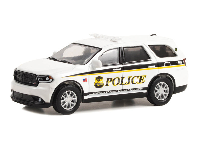 CHASE 2018 Dodge Durango (Hot Pursuit) - United States Secret Service Police (Hobby Exclusive) Diecast Scale 1:64 Model - Greenlight 43015E