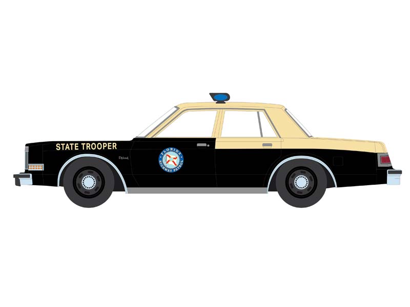1983 Dodge Diplomat - Florida Highway Patrol State Trooper (Hot Pursuit Series 45) Diecast 1:64 Scale Model - Greenlight 43030B