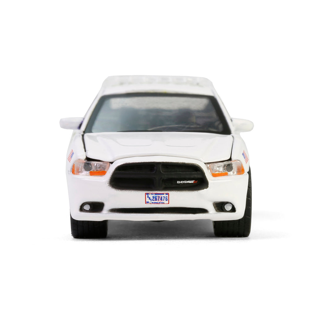 RAW CHASE 2014 Dodge Charger (Hot Pursuit Special Edition - U.S. Customs and Border Patrol) Diecast 1:64 Scale Model - Greenlight 43035D