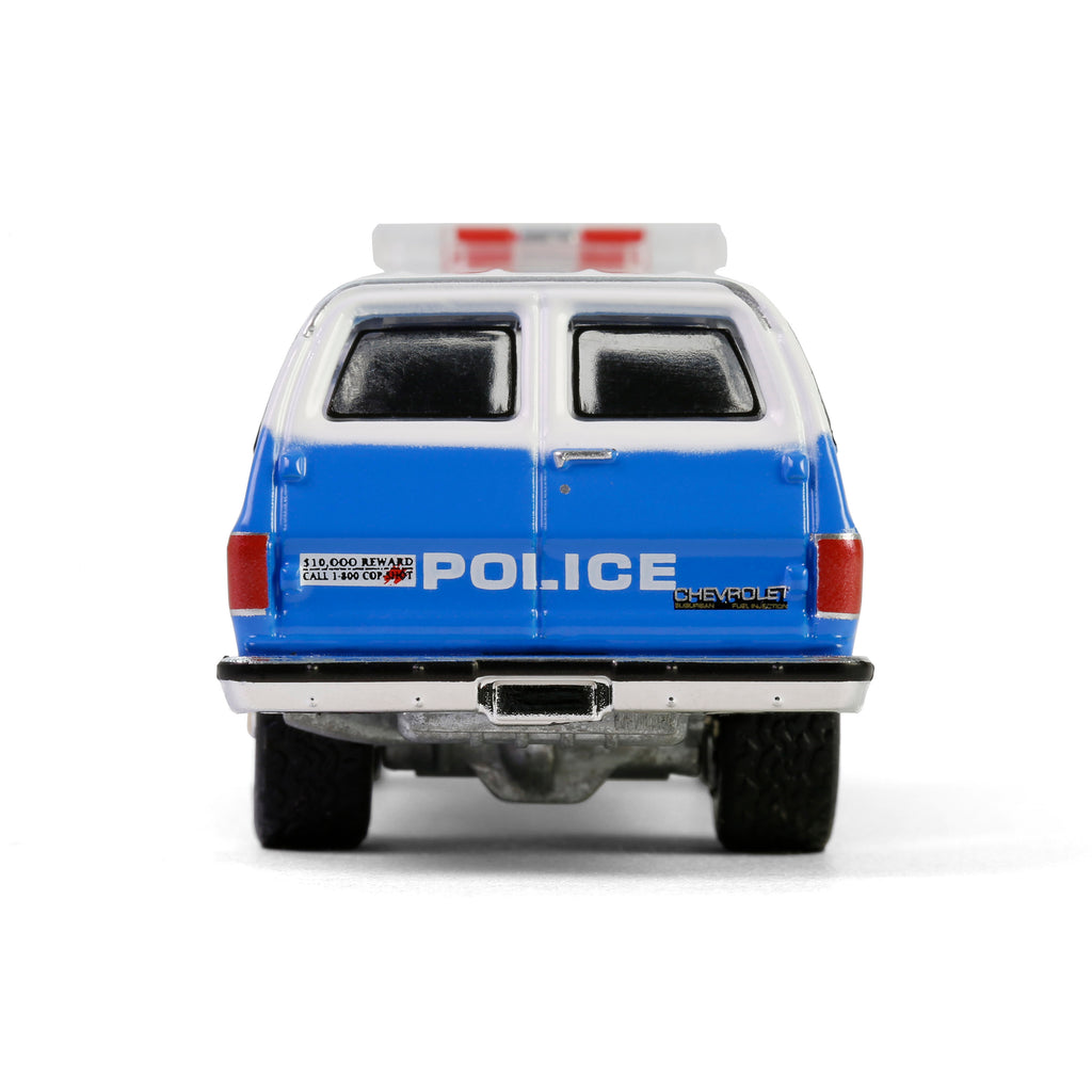 48 COUNT CASE - 1990 Chevrolet Suburban K2500 Scottsdale - New York City Police Department (Hot Pursuit Series 46) Diecast 1:64 Scale Model - Greenlight 43040D