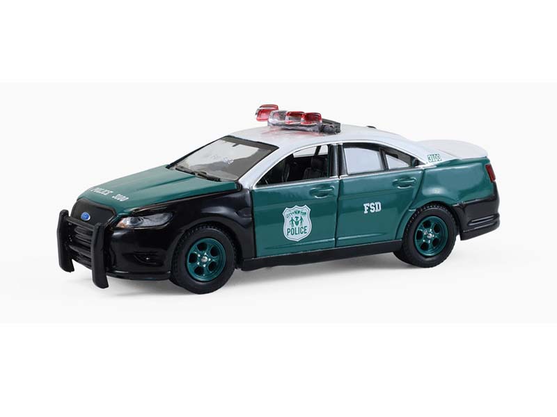 2014 Ford Taurus - NYPD Vintage Tribute Livery (Hot Pursuit Series 47) Diecast 1:64 Scale Model - Greenlight 43050B