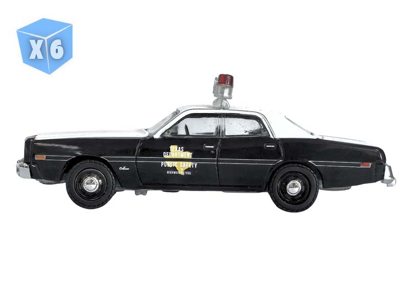 PRE-ORDER - 6 PACK 1978 Dodge Monaco - Texas Highway Patrol (Hot Pursuit Series 48) Diecast 1:64 Scale Model - Greenlight 43060A
