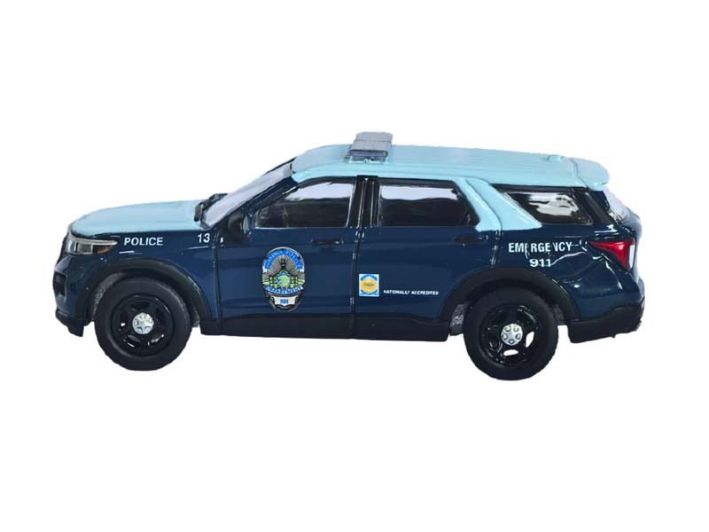 PRE-ORDER 2022 Ford Police Interceptor Utility - Nashua Police Dept. New Hampshire (Hot Pursuit Series 48) Diecast 1:64 Scale Model - Greenlight 43060C