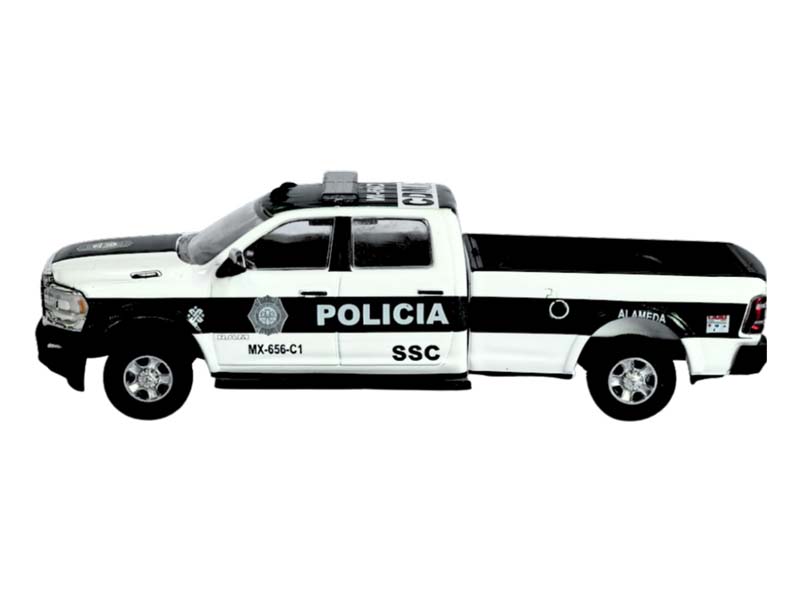 PRE-ORDER 2019 Ram 2500 - SSC Mexico City Police (Hot Pursuit Series 48) Diecast 1:64 Scale Model - Greenlight 43060E