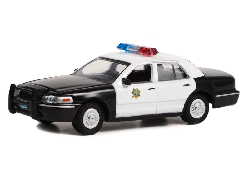 CHASE 1998 Ford Crown Victoria Police Interceptor - Reno Sheriff's Department (Hollywood) Series 38 Diecast 1:64 Scale Model - Greenlight 44980B