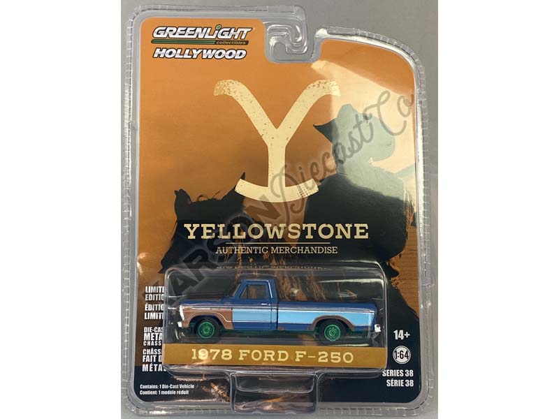 CHASE 1978 Ford F-250 - Yellowstone (Hollywood) Series 38 Diecast 1:64 Scale Model Car - Greenlight 44980E