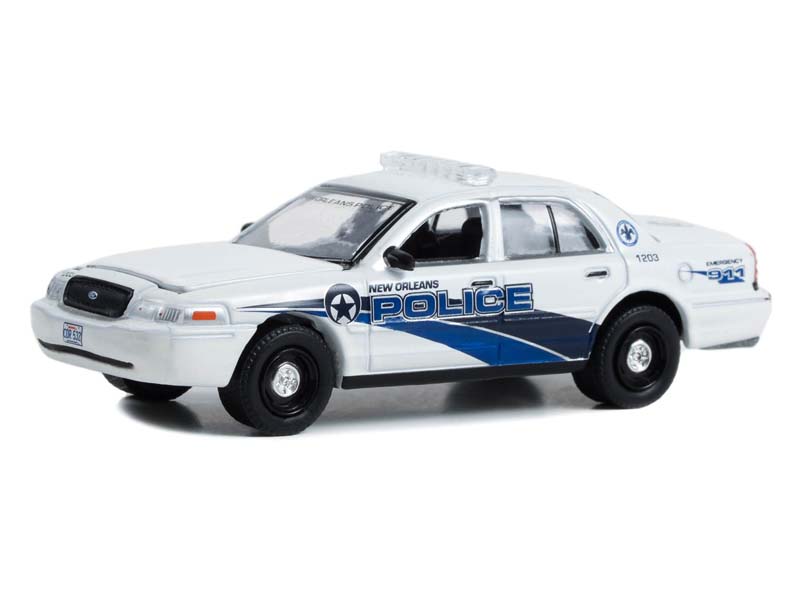 2006 Ford Crown Victoria Police Interceptor - NCIS: New Orleans (Hollywood Series 39) Diecast 1:64 Scale Model - Greenlight 44990E