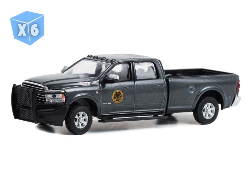 PRE-ORDER - 6 PACK 2020 Ram 2500 Montana Livestock Association - Yellowstone (Hollywood Series 39) Diecast 1:64 Scale Model - Greenlight 44990F