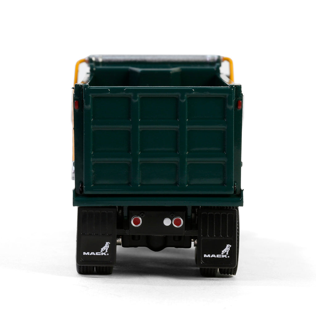 CHROME CHASE 2019 Mack Granite Dump Truck – New York City Department of Parks & Recreation (S.D. Trucks Series 19) Diecast 1:64 Scale Model - Greenlight 45190C