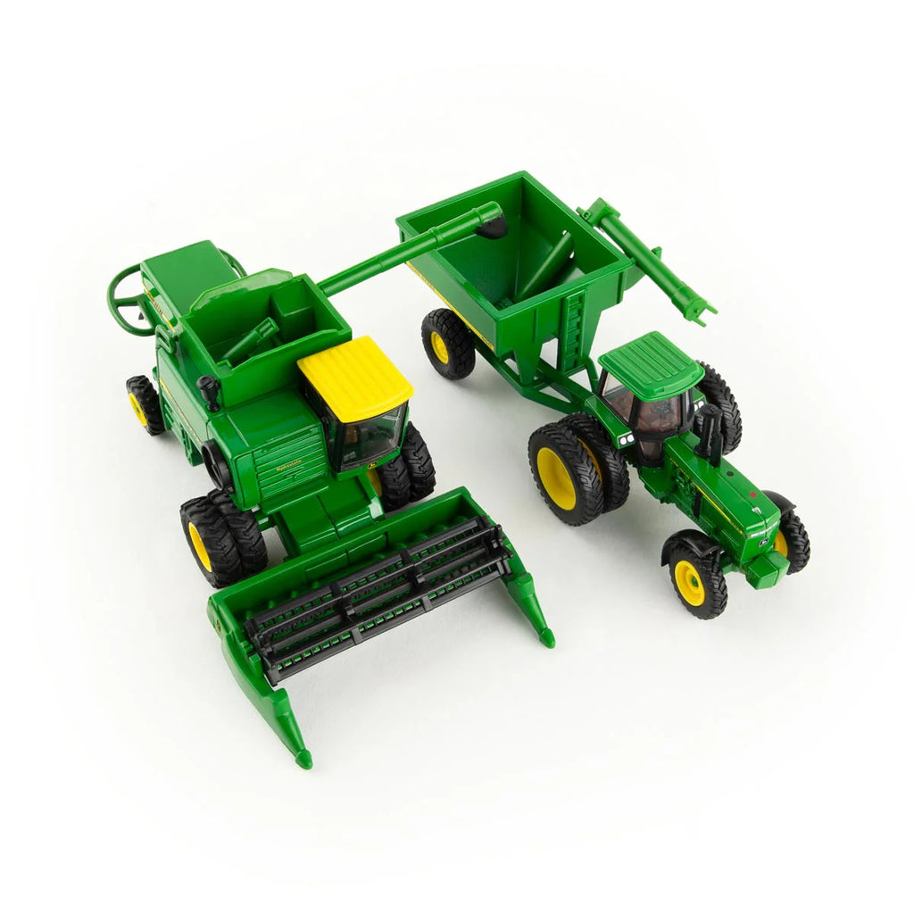John Deere Vintage 7720 Combine Harvesting Set Diecast 1:64 Scale Model - ERTL 45821