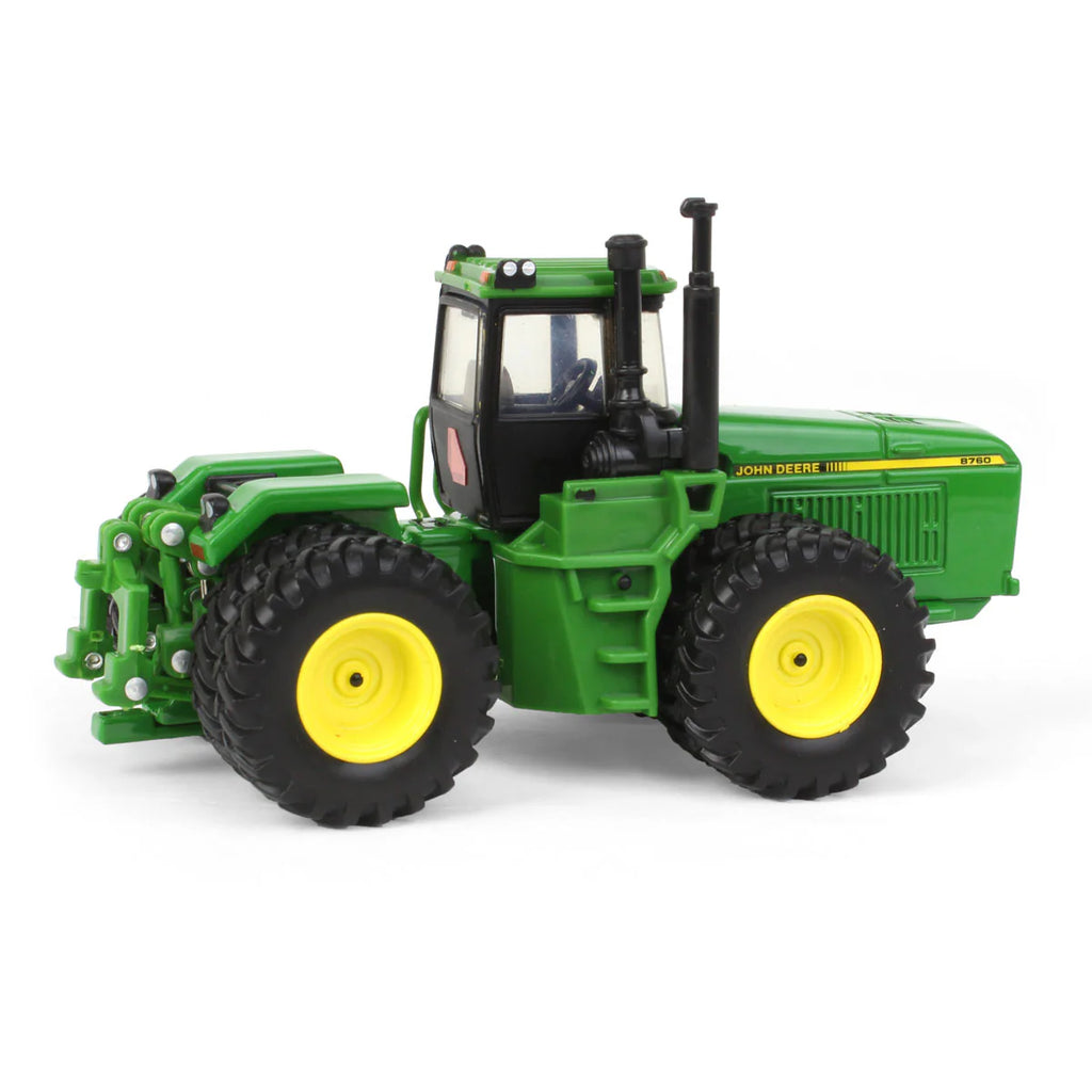 CHASE DIRTY VERSION John Deere 8760 Tractor w/ Front & Rear Duals (Prestige Collection) Diecast 1:64 Scale Model - ERTL 45869