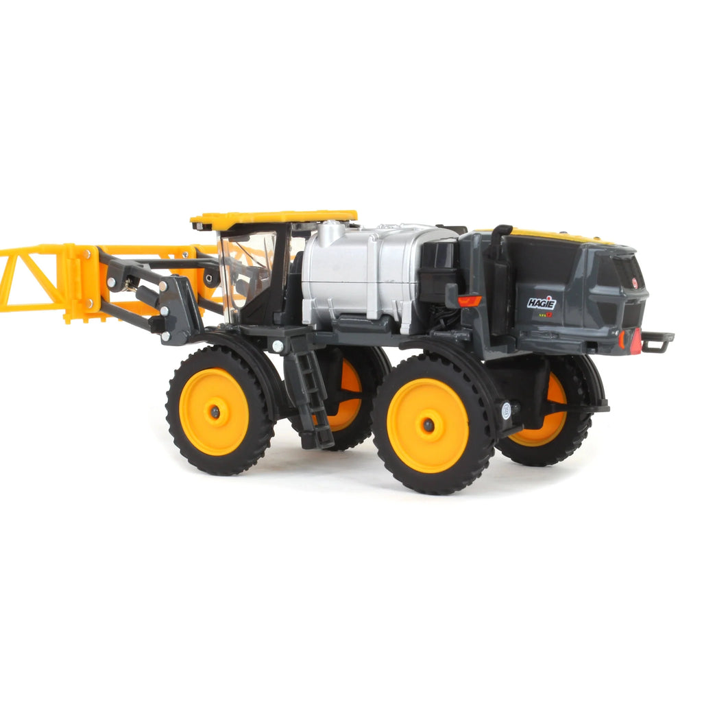 John Deere Semi w/ Lowboy Trailer & Hagie STS12 Sprayer Diecast 1:64 Scale Models - ERTL 45928