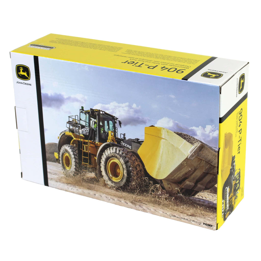 John Deere 904 P-Tier Wheel Loader w/ Kenworth T880 Semi & Trailer (Prestige Collection) Diecast 1:50 Scale Model - ERTL 45969