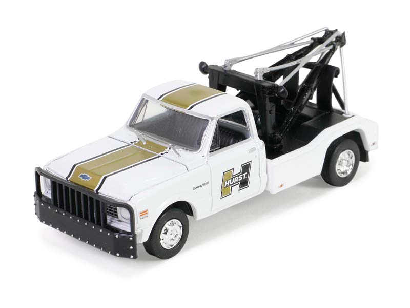 PRE-ORDER 1972 Chevrolet C-30 Dually Wrecker – Hurst (Dually Drivers Series 14) Diecast 1:64 Scale Model - Greenlight 46140A