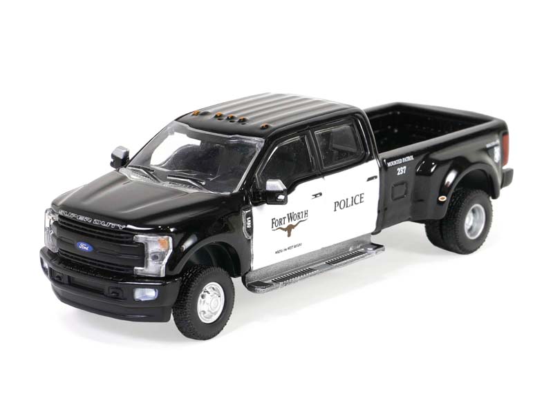 PRE-ORDER 2019 Ford F-350 Dually – Fort Worth Texas Police - Mounted Patrol (Dually Drivers Series 14) Diecast 1:64 Scale Model - Greenlight 46140D