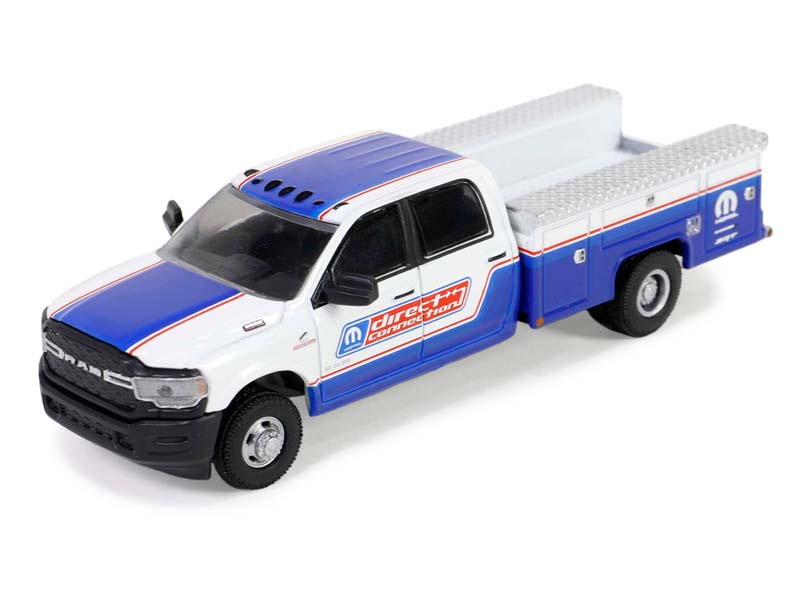PRE-ORDER 2023 Ram 3500 Service Bed Dually – Mopar Direct Connection (Dually Drivers Series 14) Diecast 1:64 Scale Model - Greenlight 46140F
