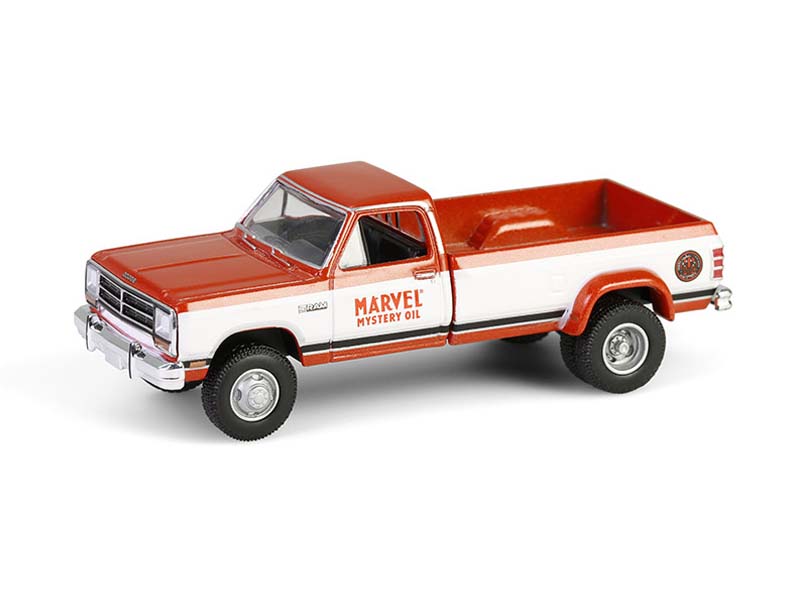 1989 Dodge Ram Dually - Marvel Mystery Oil (Dually Drivers Series 16) Diecast 1:64 Scale Model - Greenlight 46160B