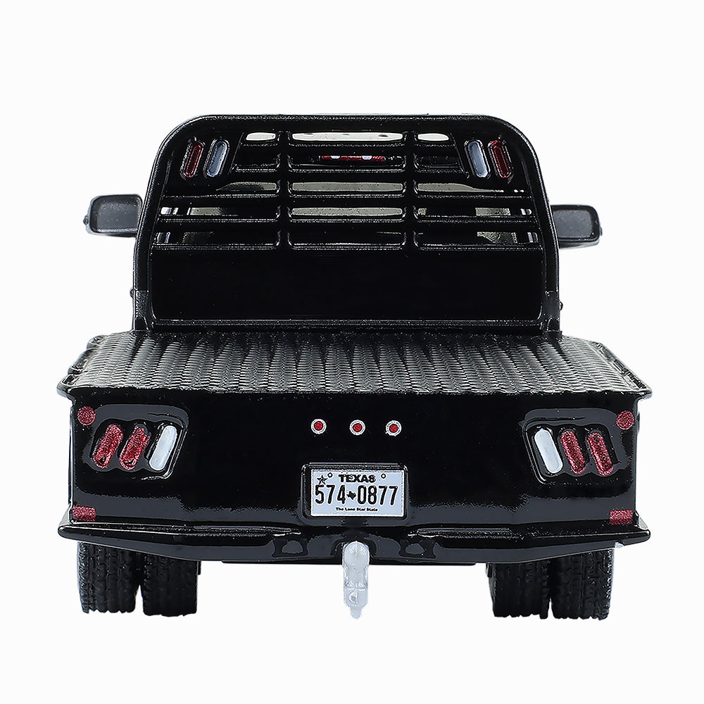 48 PACK 2023 Ram 3500 Dually Flatbed - Black (Dually Drivers Series 16) Diecast 1:64 Scale Model - Greenlight 46160F