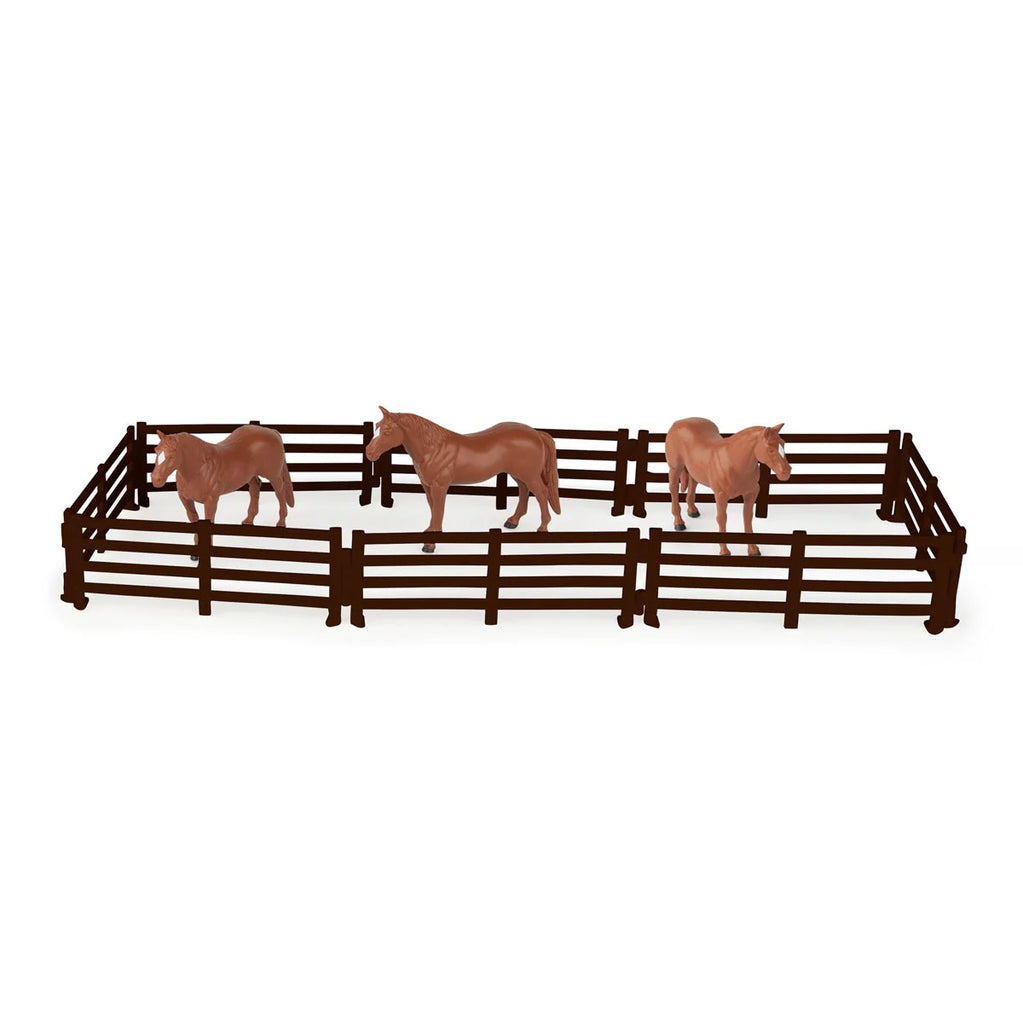 John Deere 4 Piece Hobby Farm Set w/ Horses 1:32 Scale Model - ERTL 47247