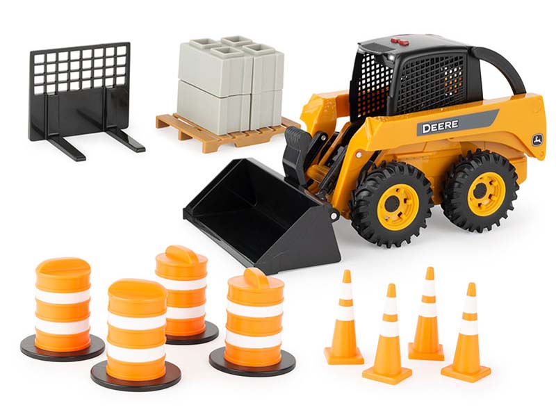 John Deere Skid Steer Playset (Big Farm Series) 1:16 Scale Model - ERTL 47349