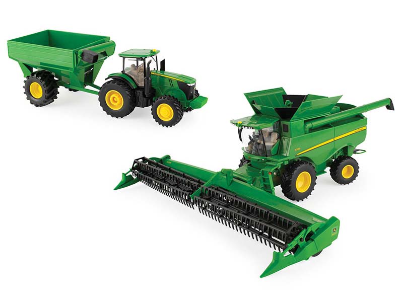John Deere Harvesting Playset (Big Farm Series) 1:32 Scale Model - ERTL 47358