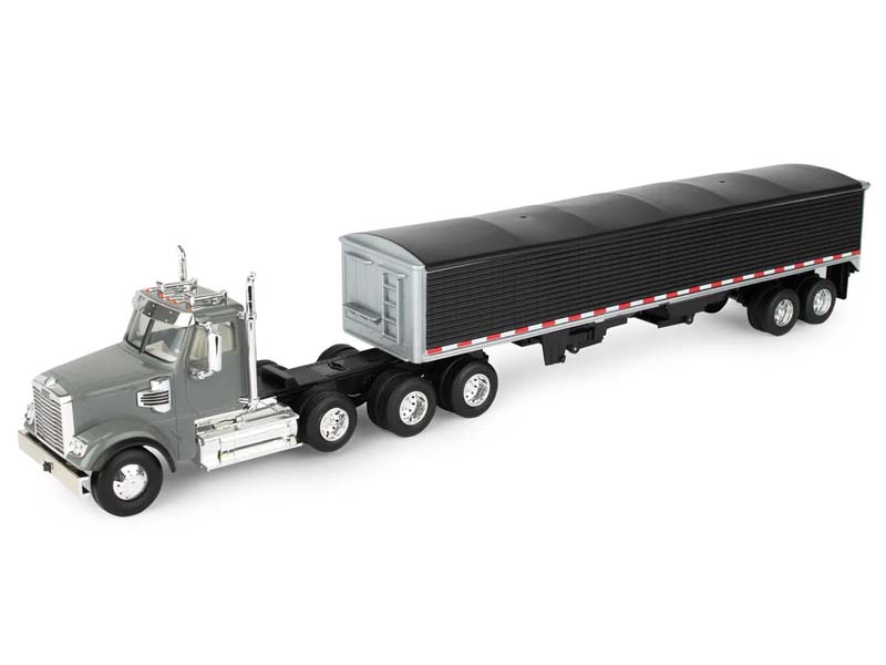 Freightliner 122SD Semi Truck w/ Grain Trailer 1:32 Scale Model - ERTL 47361